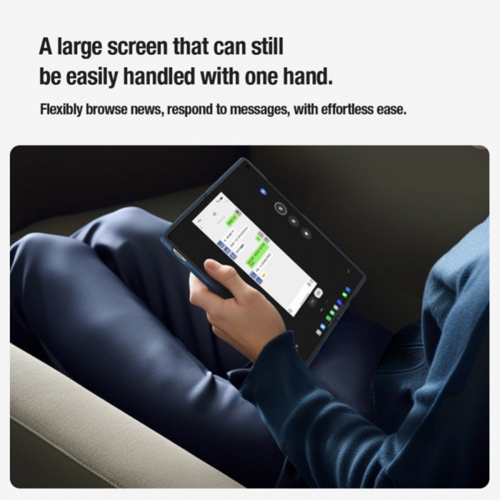 Case Hoesje Oppo Find N5 Telefoonhoesje Super Frosted Shield Prop Nillkin