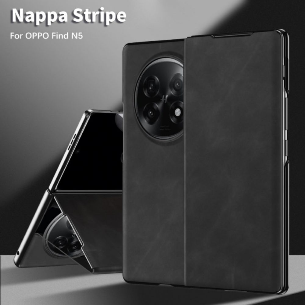 Cover Voor Oppo Find N5 Leereffect