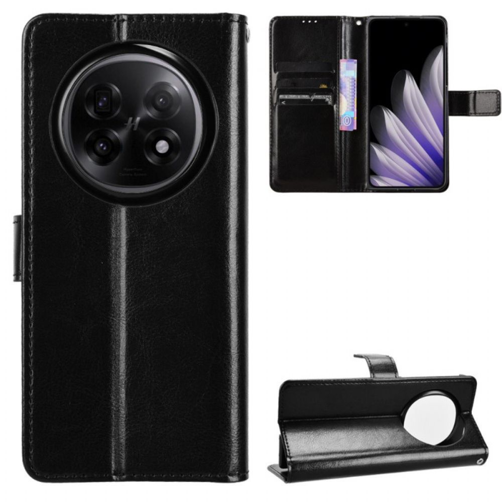 Flip Case Leren Oppo Find N5 Opvallend Imitatieleer
