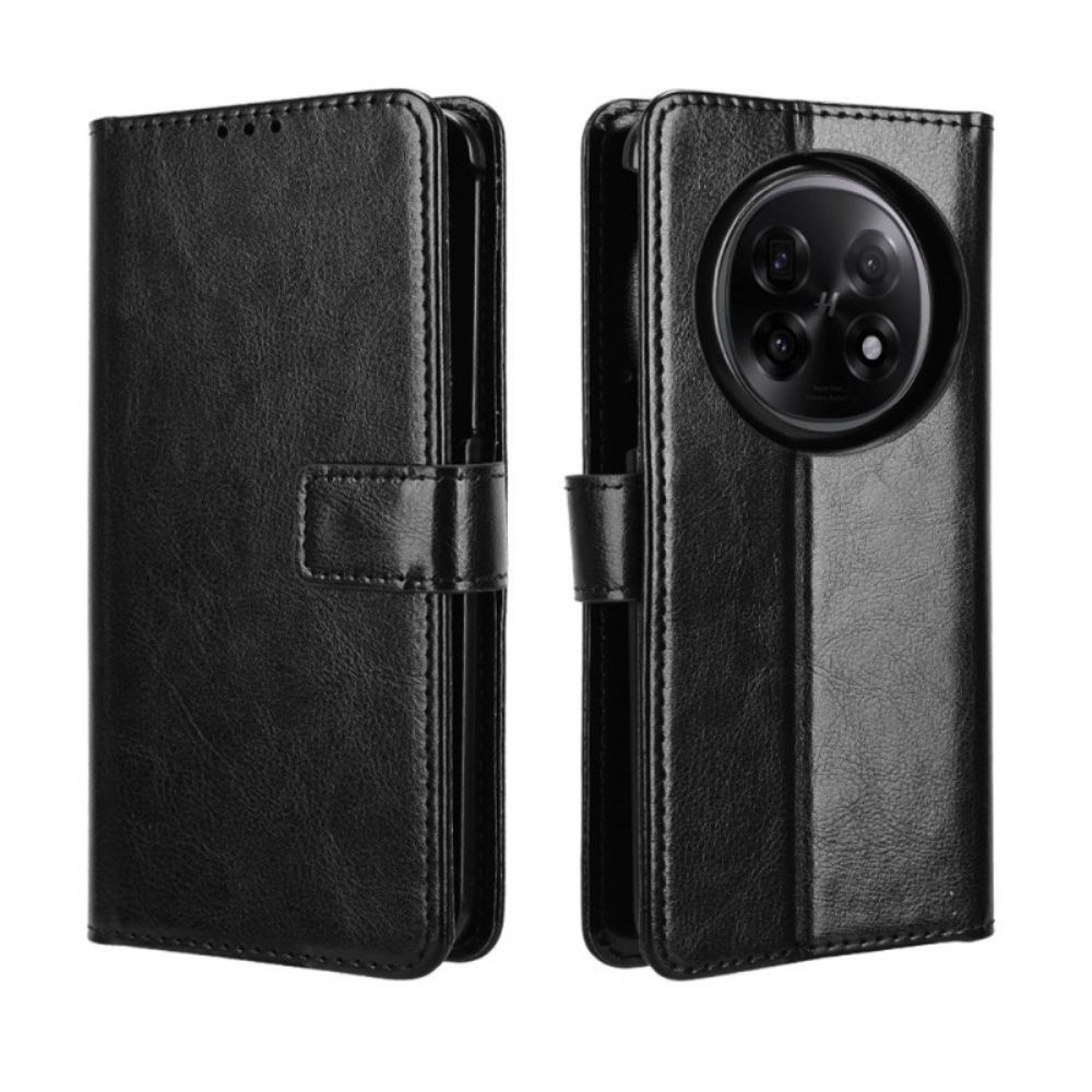 Flip Case Leren Oppo Find N5 Opvallend Imitatieleer