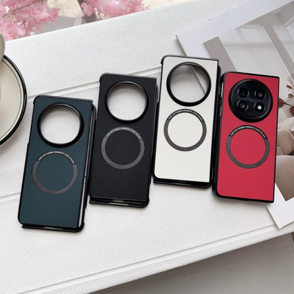 Hoesje Oppo Find N5 Kunstleer Bescherming Hoesje