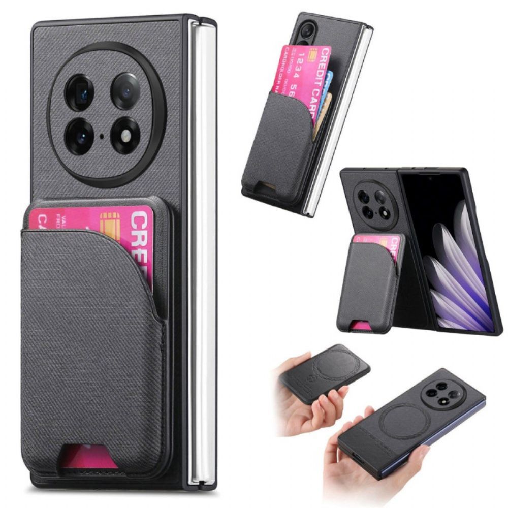 Hoesje Oppo Find N5 Magnetisch Met Standaard En Afneembaar Etui Bescherming Hoesje