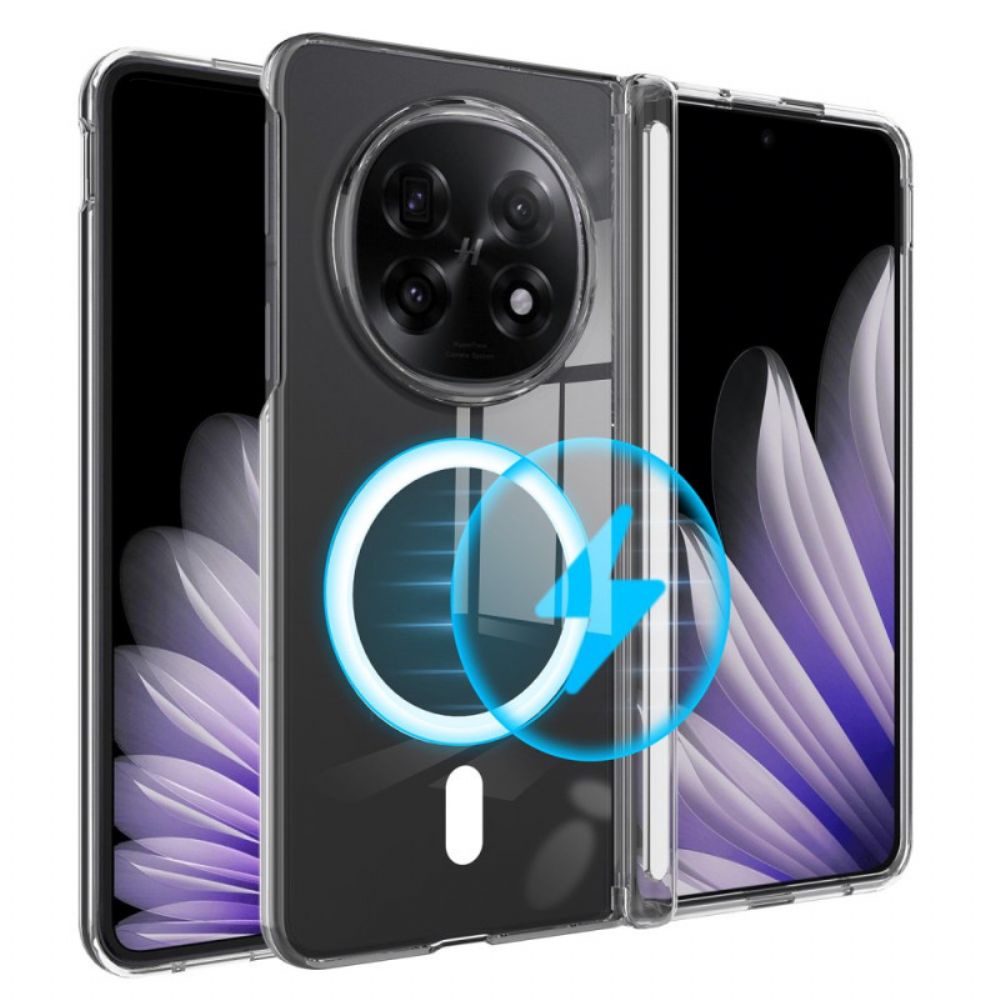 Hoesje Oppo Find N5 Magnetisch Transparant