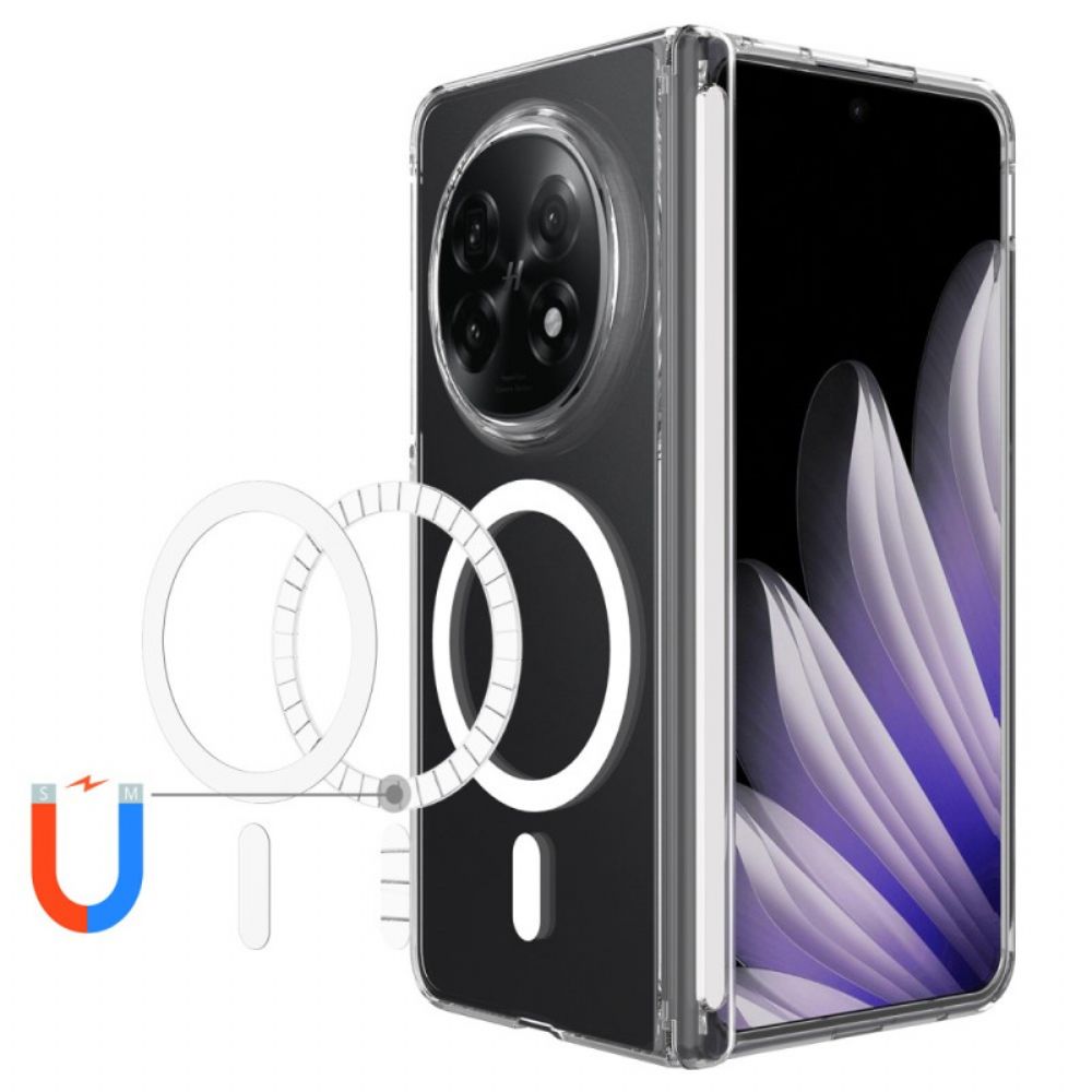 Hoesje Oppo Find N5 Magnetisch Transparant