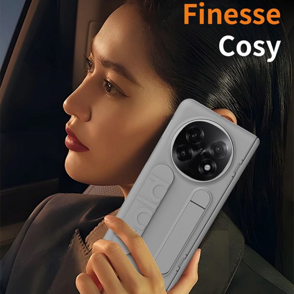 Hoesje Oppo Find N5 Volledige Bescherming Met Standaard En Riem