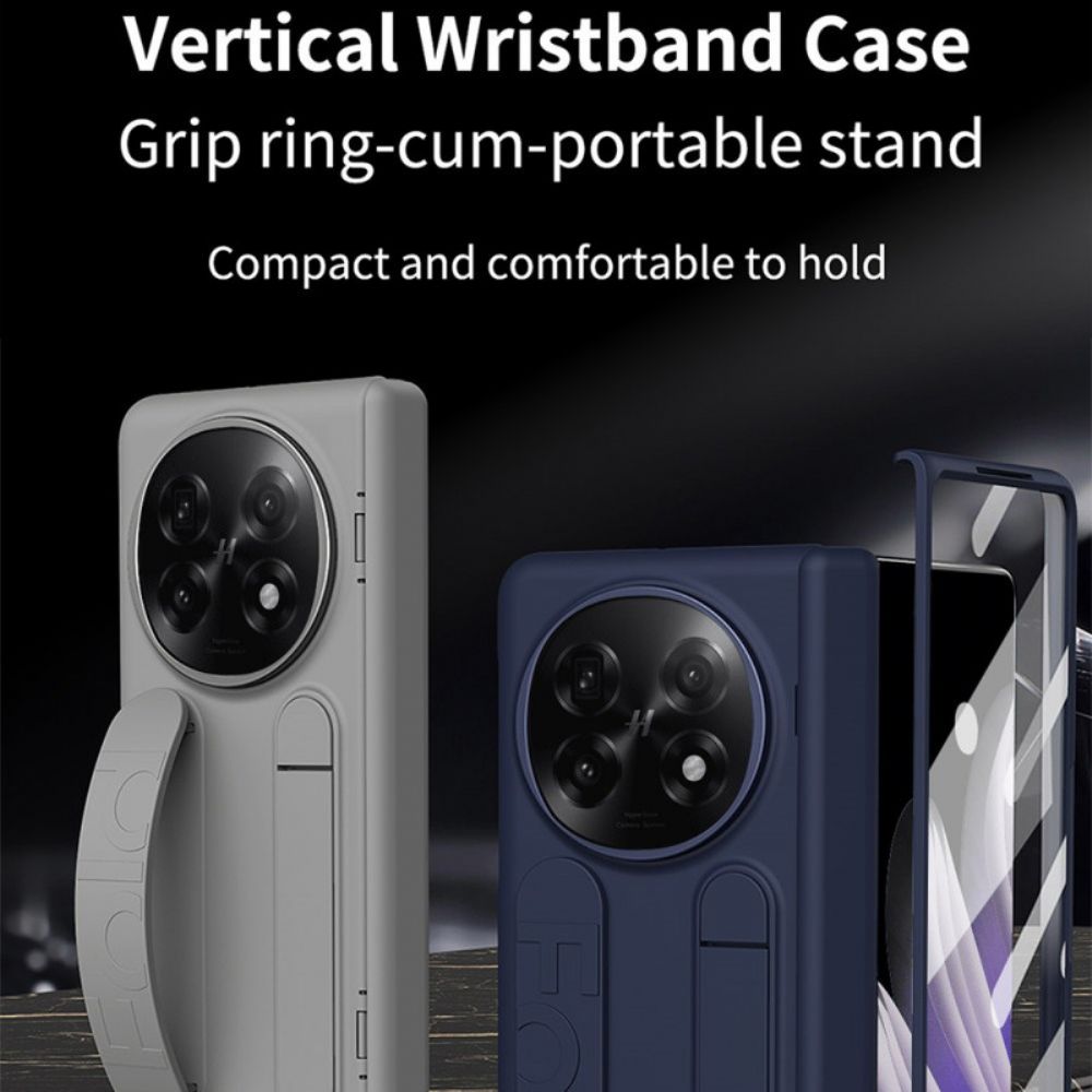 Hoesje Oppo Find N5 Volledige Bescherming Met Standaard En Riem