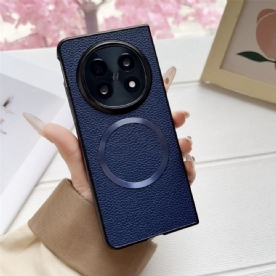 Hoesje Voor Oppo Find N5 Magsafe-compatibel Kunstleer