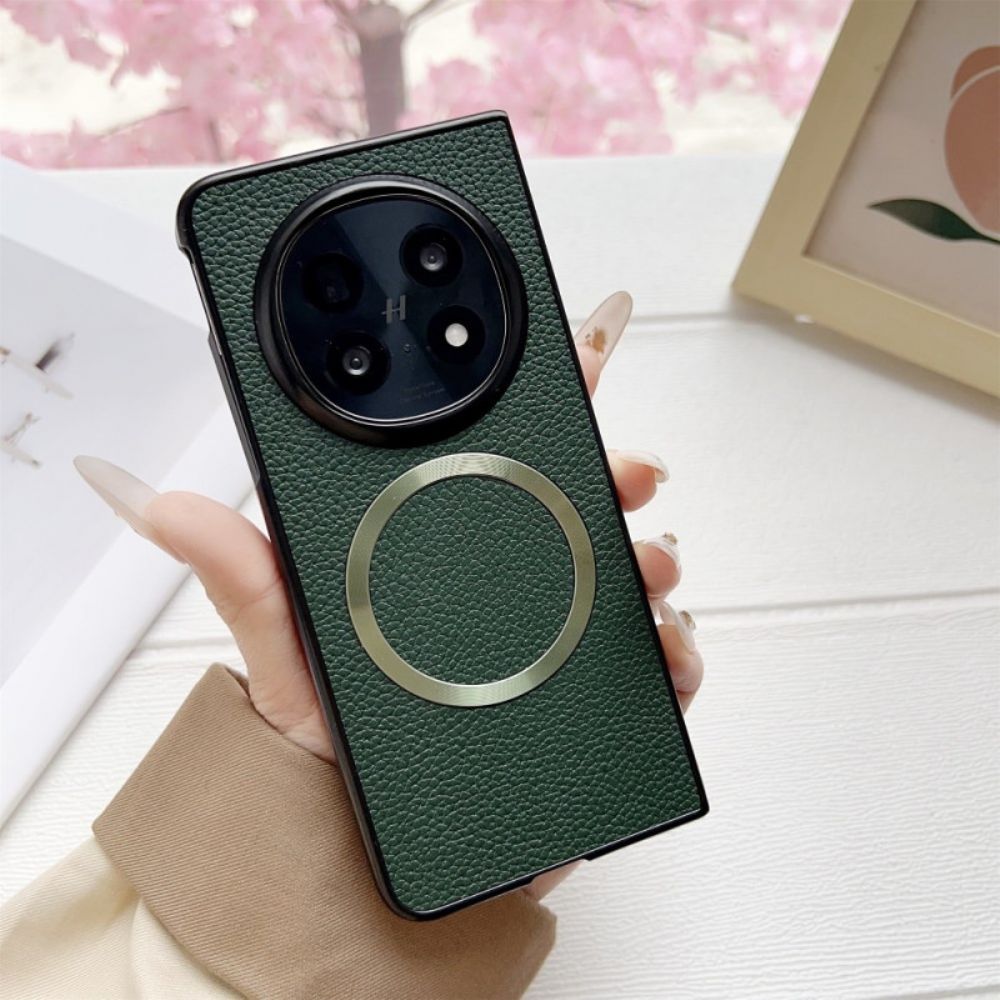 Hoesje Voor Oppo Find N5 Magsafe-compatibel Kunstleer