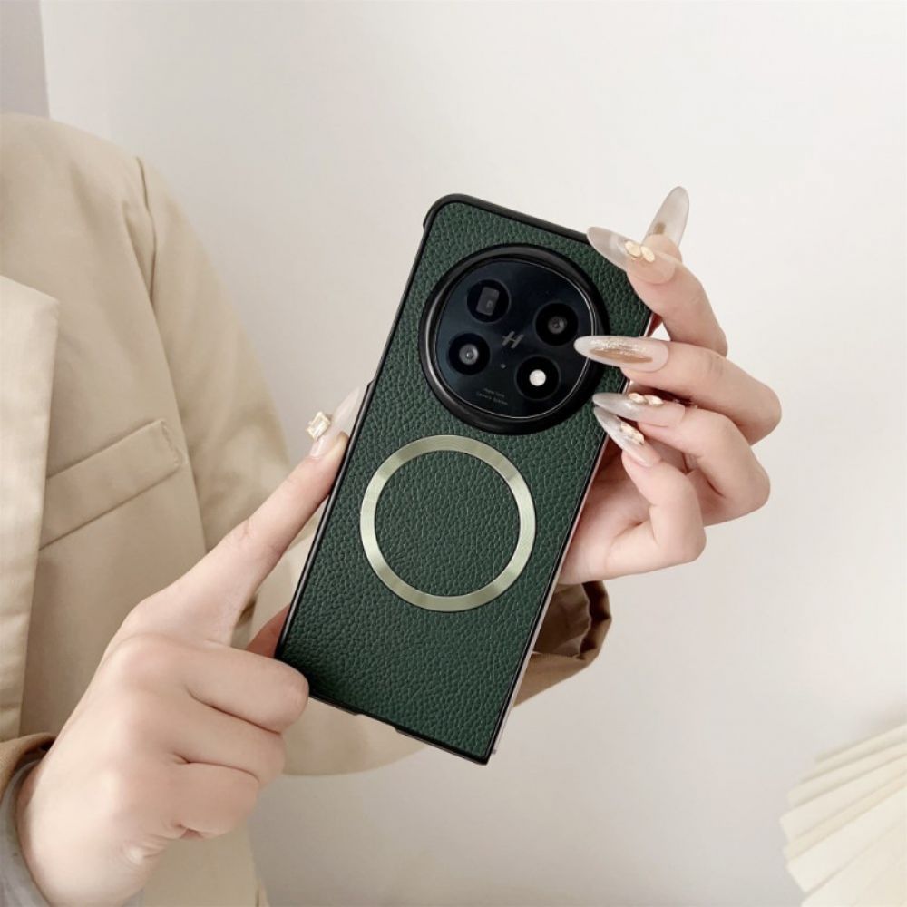 Hoesje Voor Oppo Find N5 Magsafe-compatibel Kunstleer