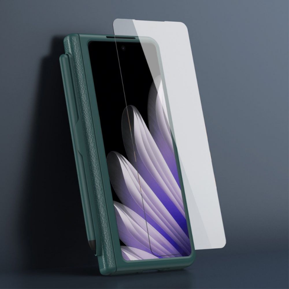 Hoesje Voor Oppo Find N5 Standaard En Schermbeschermer