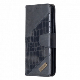 Leren Hoesje voor Xiaomi Mi Note 10 / 10 Pro Klassiek Krokodillenleereffect