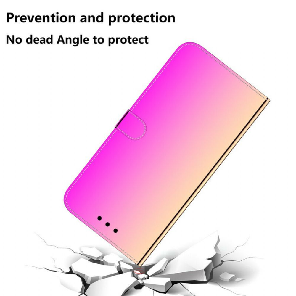 Leren Hoesje voor Xiaomi Mi Note 10 / 10 Pro Spiegelkap Van Kunstleer