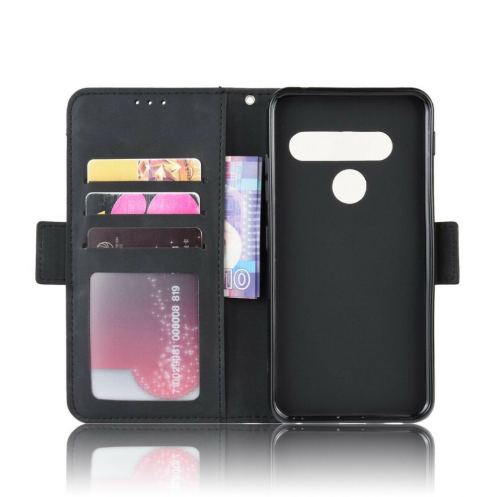 Leren Hoesje voor LG G8S ThinQ Eerste Klas Multi-kaart