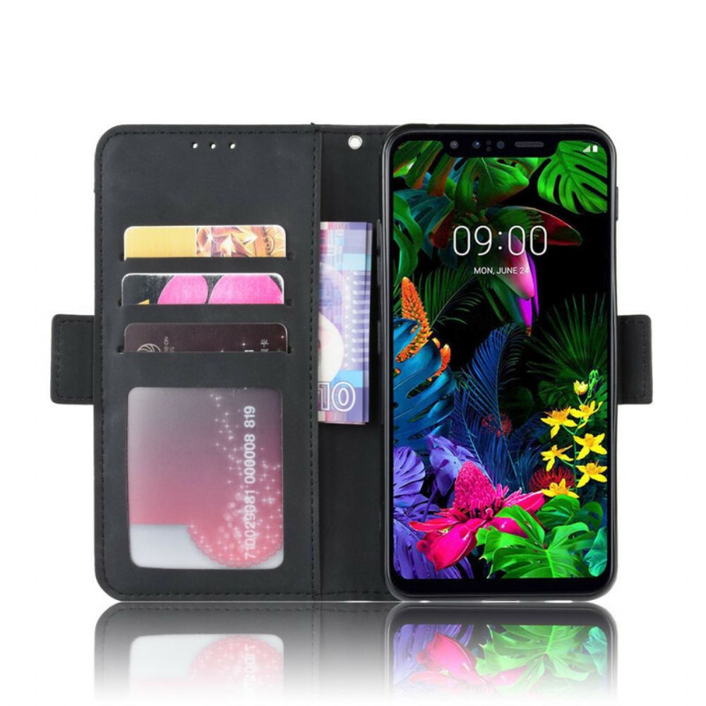 Leren Hoesje voor LG G8S ThinQ Eerste Klas Multi-kaart