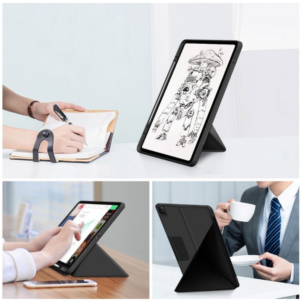 Bescherming Hoesje voor iPad Pro 12.9" (2021) (2020) (2018) Origami