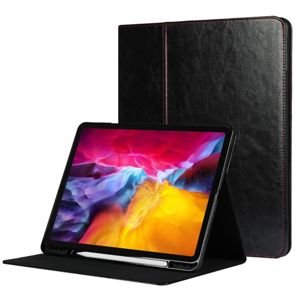 Cover voor iPad Pro 12.9" (2021) (2020) (2018) Echt Leer