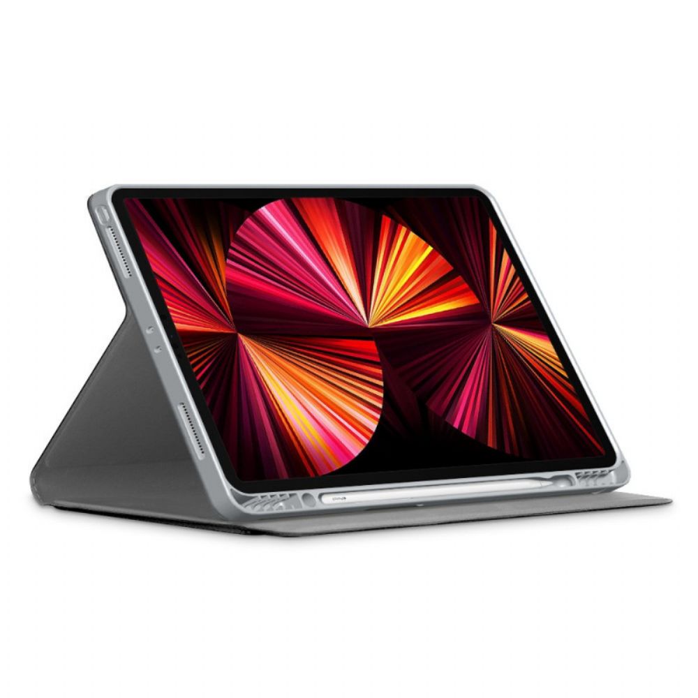 Cover voor iPad Pro 12.9" (2021) (2020) (2018) Zakelijk Leereffect
