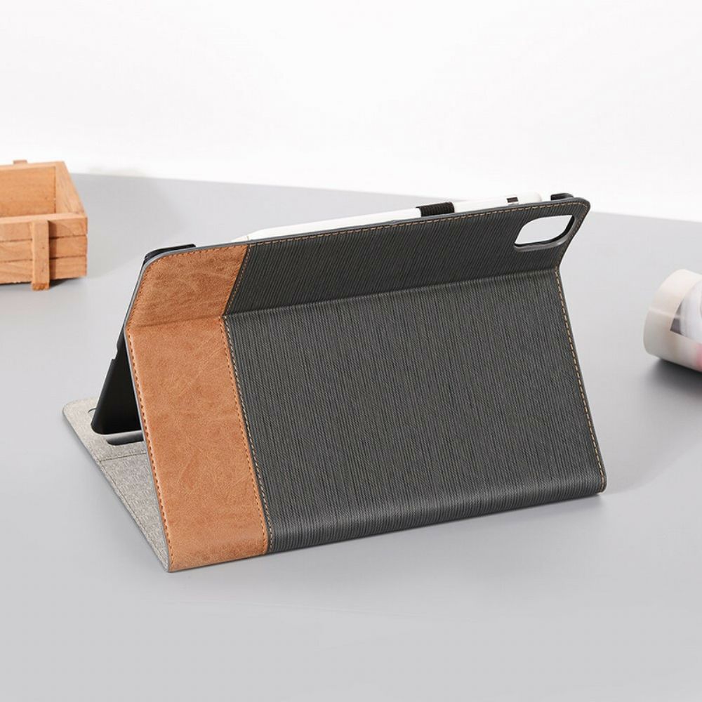 Folio-hoesje voor iPad Pro 12.9" (2021) (2020) (2018) Lederen Splitsen