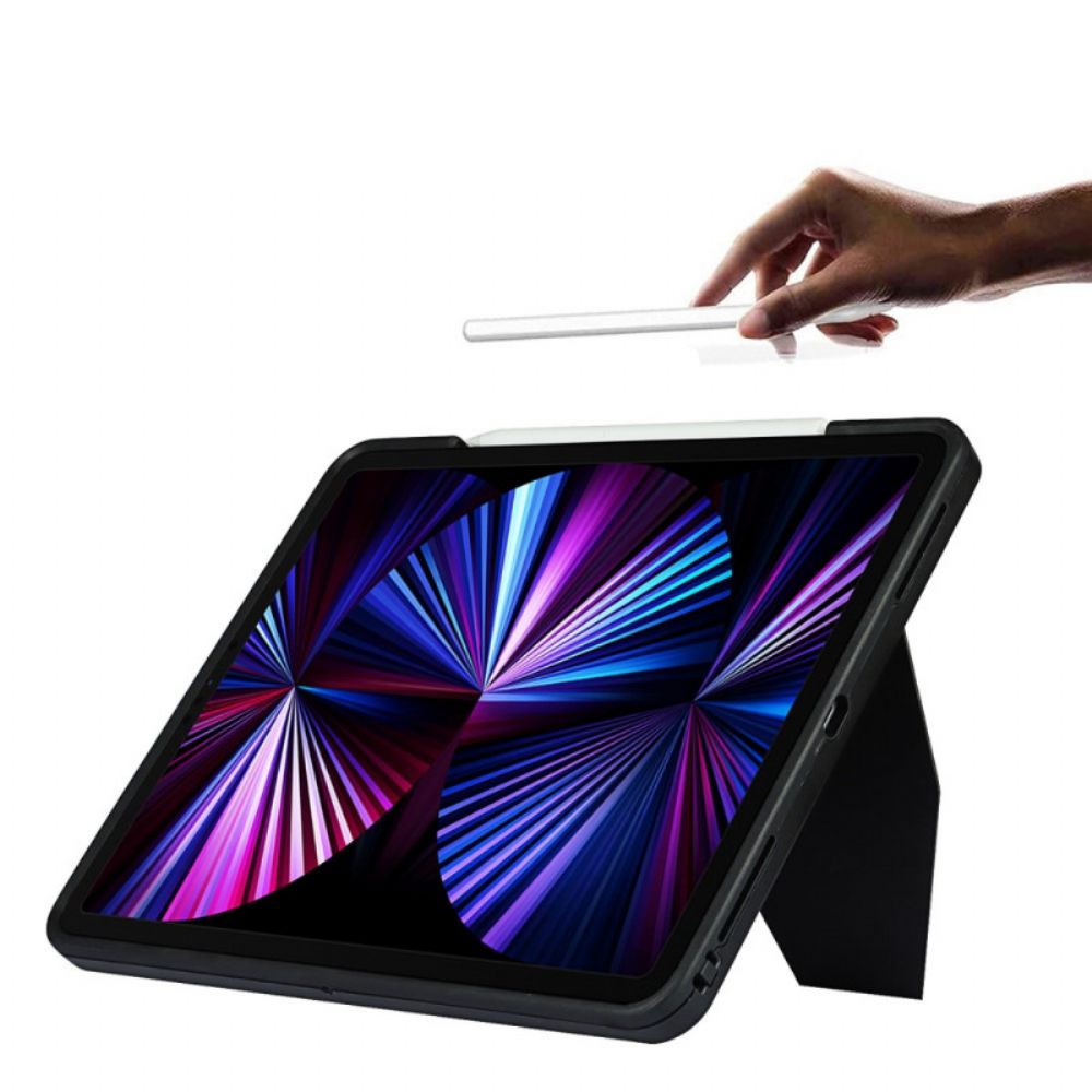 Hoesje voor iPad Pro 12.9" (2021) (2020) (2018) Handsfree Ondersteuning Van Kunstleer