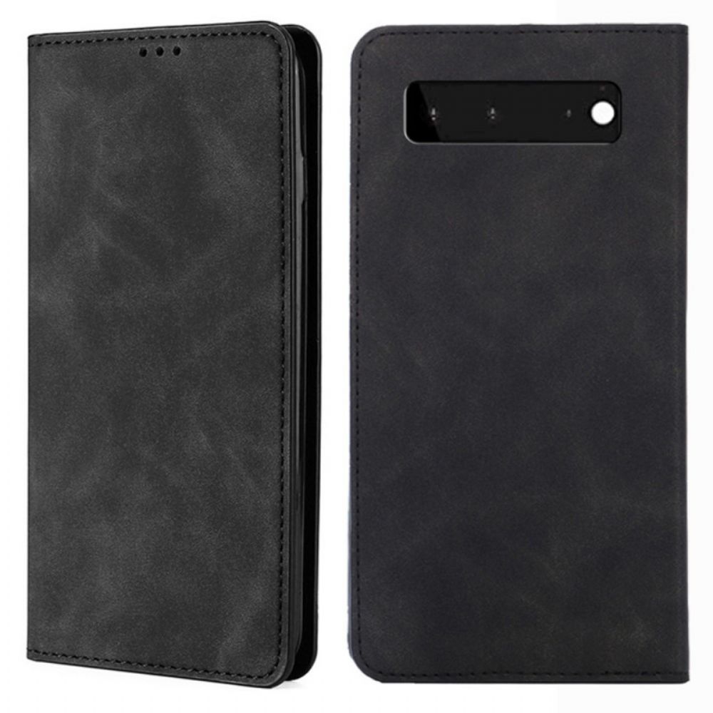 Bescherming Hoesje voor Google Pixel 6 Folio-hoesje Skin-touch