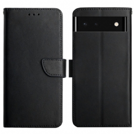 Folio-hoesje voor Google Pixel 6 Echt Nappaleer