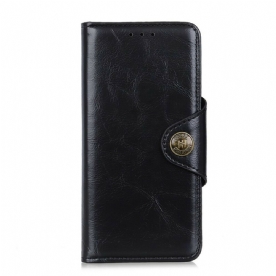 Folio-hoesje voor Google Pixel 6 Glanzend Imitatieleer Khazneh