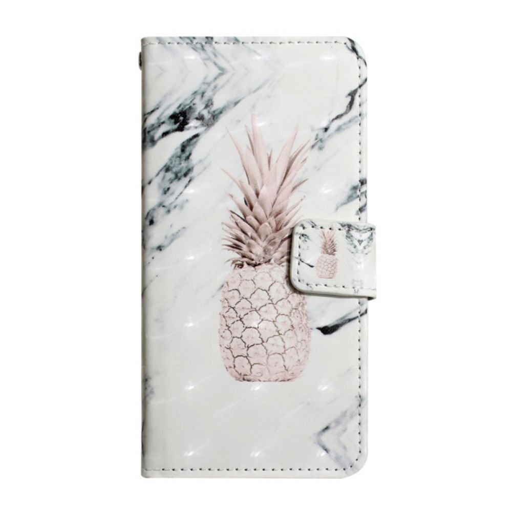 Folio-hoesje voor Google Pixel 6 Lichtvlek Ananas