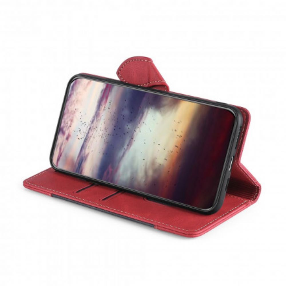Folio-hoesje voor Google Pixel 6 Stijlvol Tweekleurig Kunstleer
