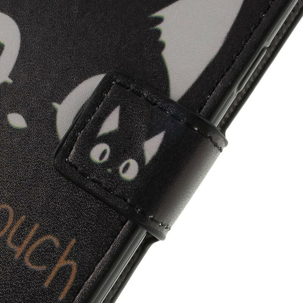 Folio-hoesje voor Samsung Galaxy J6 Raak Mijn Mobiele Telefoon Niet Aan