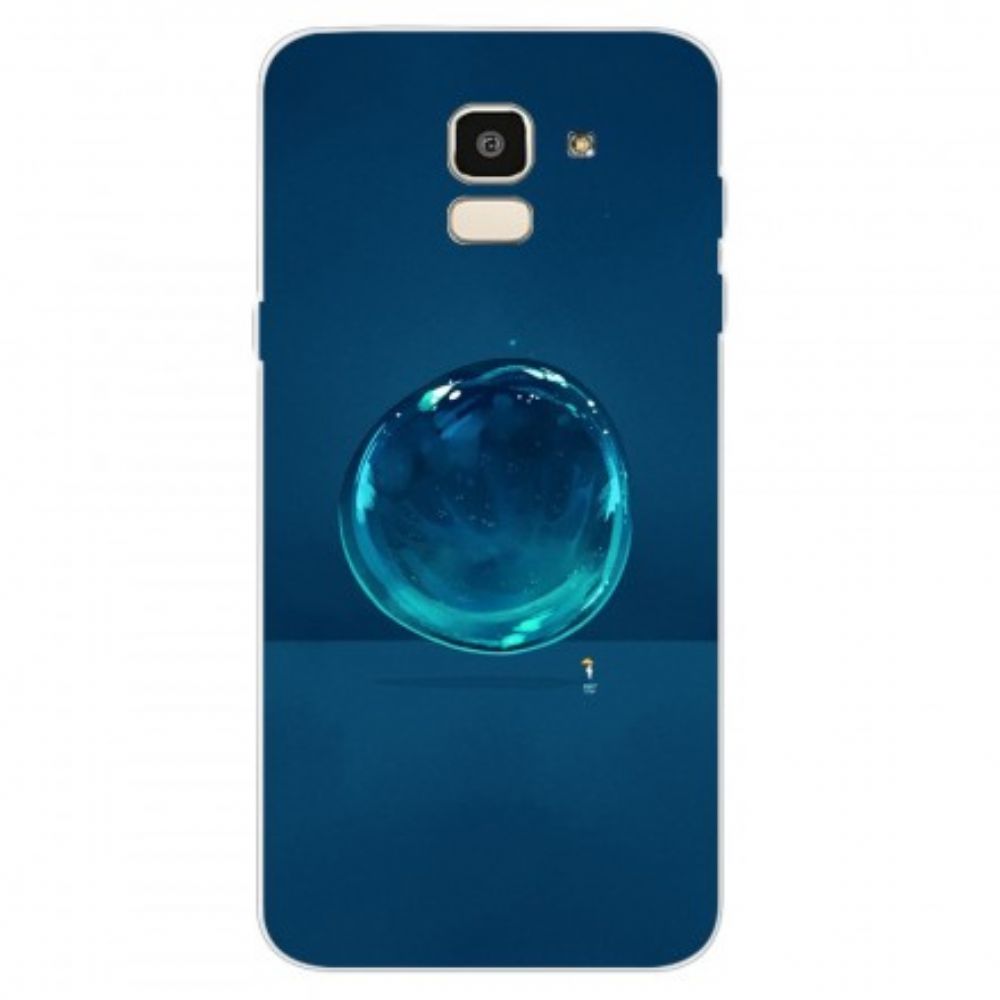 Telefoonhoesje voor Samsung Galaxy J6 Waterdruppel