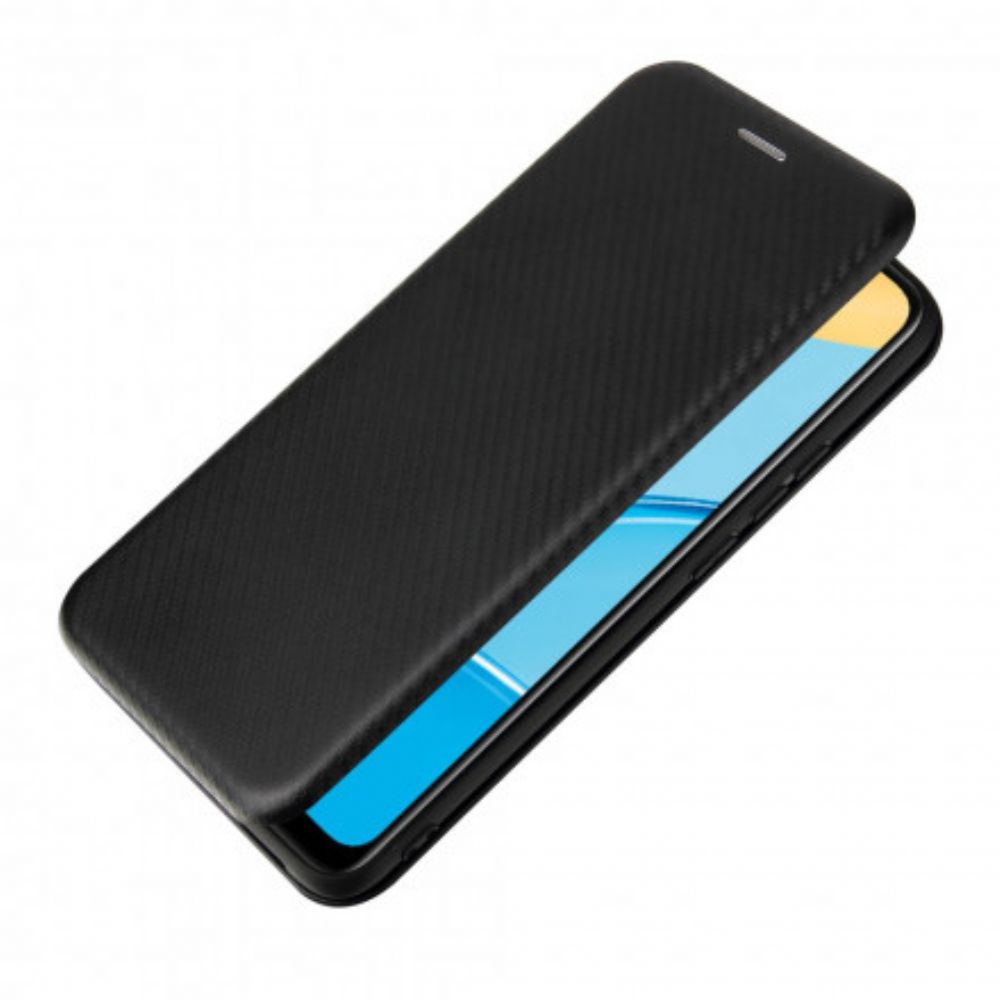 Bescherming Hoesje voor Oppo A15 Folio-hoesje Gekleurde Koolstofsilicone