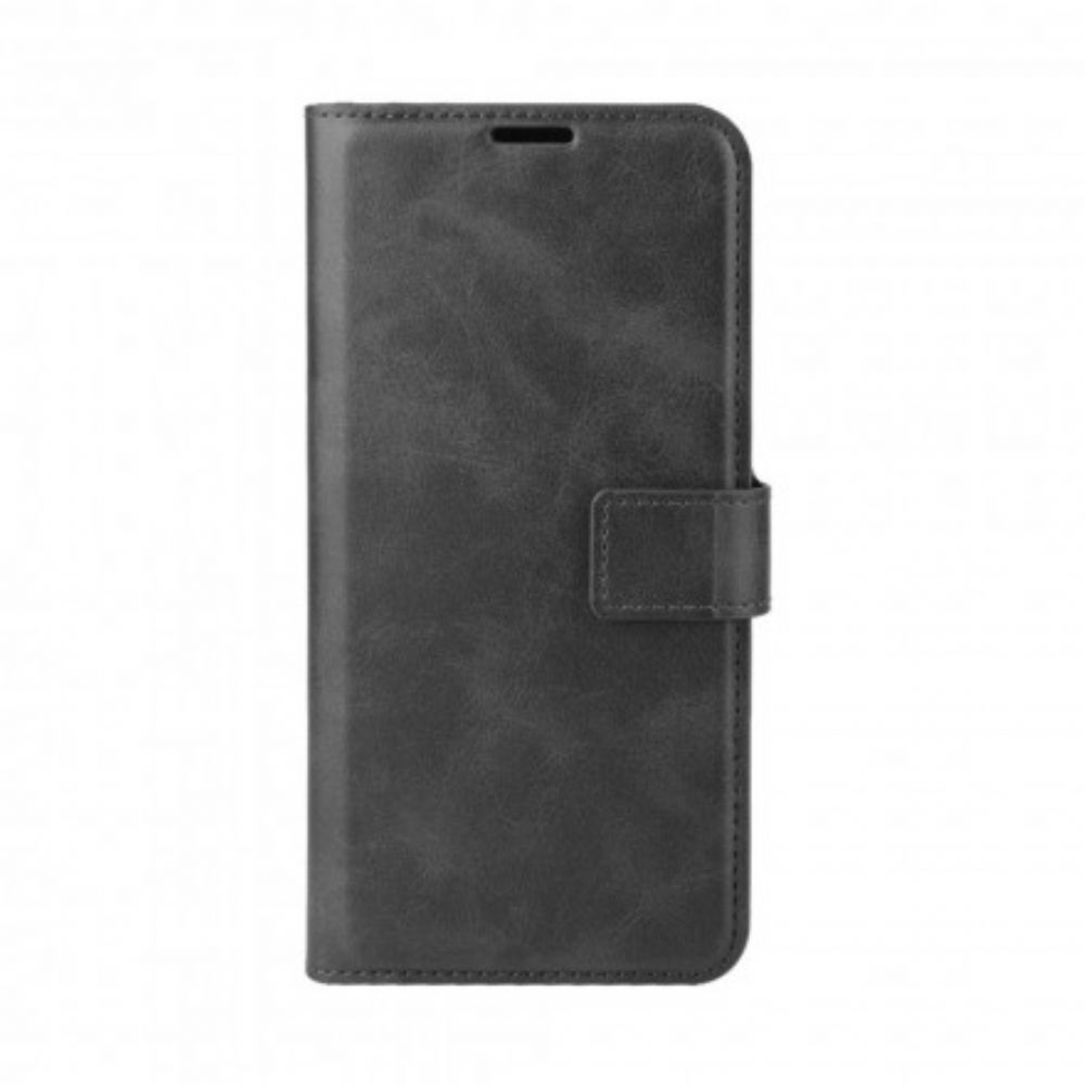 Flip Case voor Oppo A15 Extreem Slank Leereffect