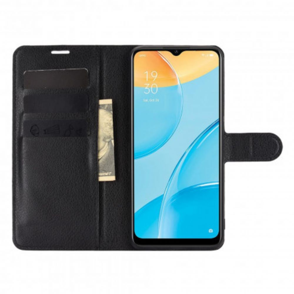 Folio-hoesje voor Oppo A15 Klassiek