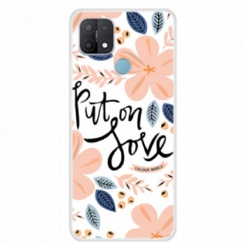 Telefoonhoesje voor Oppo A15 Doe Liefde Aan