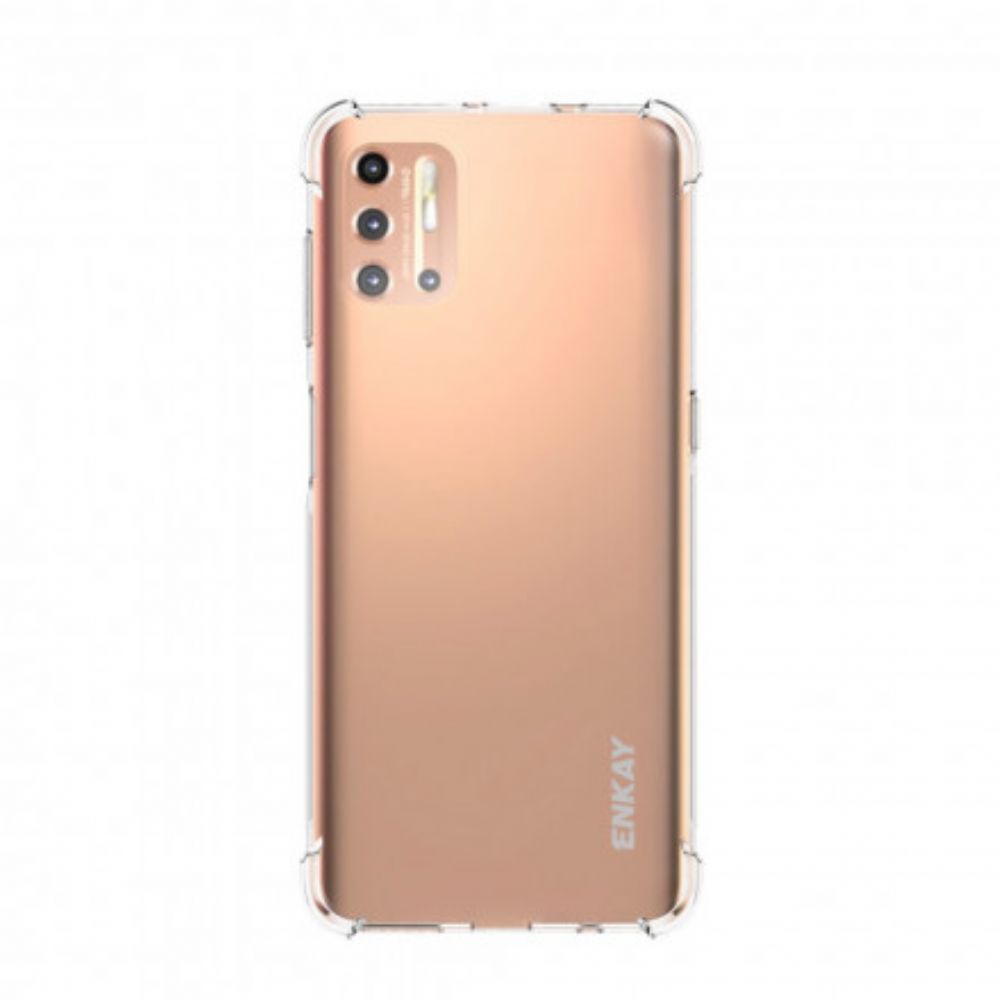 Hoesje voor Moto G9 Plus Transparant Enkay
