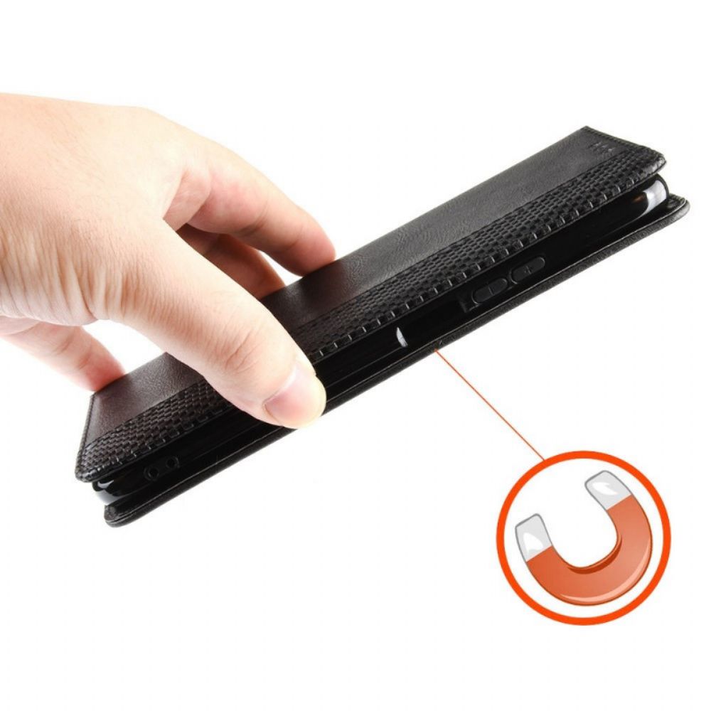 Bescherming Hoesje voor Samsung Galaxy M23 5G Folio-hoesje Vintage Gestileerd Leereffect
