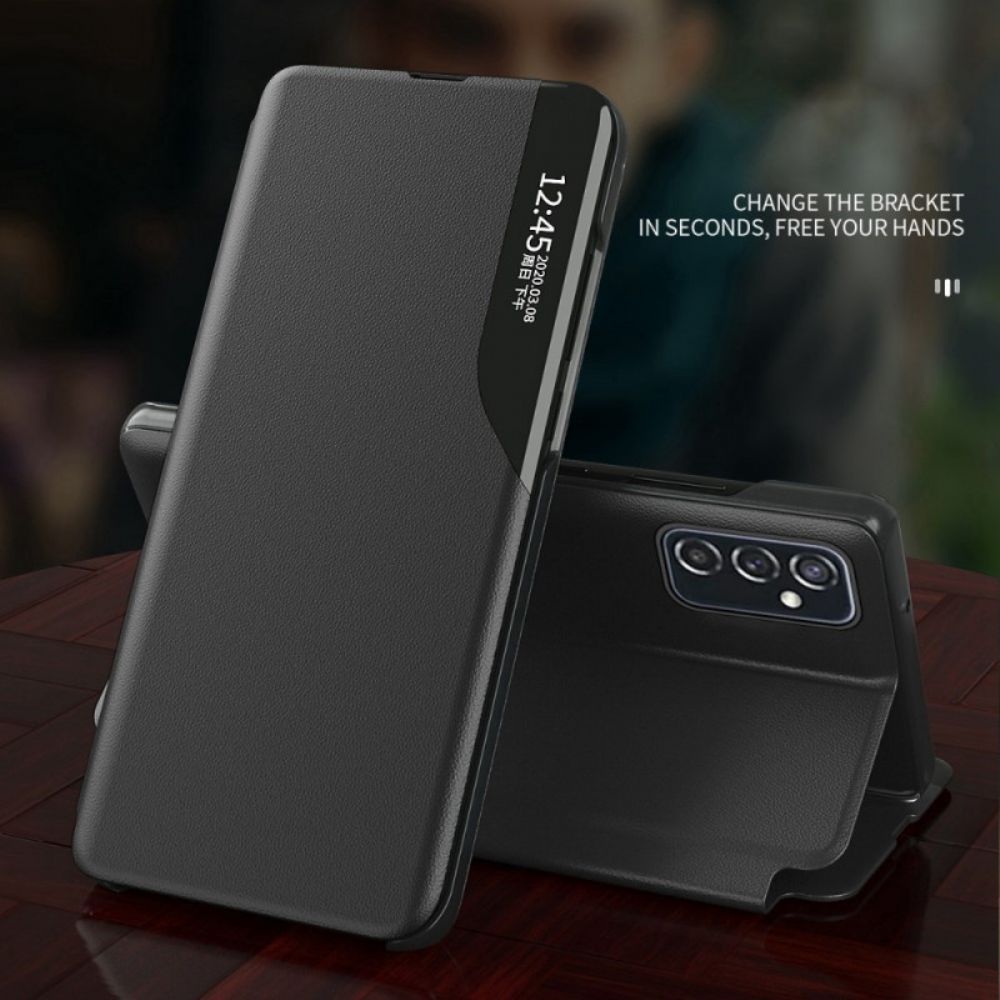 Bescherming Hoesje voor Samsung Galaxy M23 5G Kunstleer