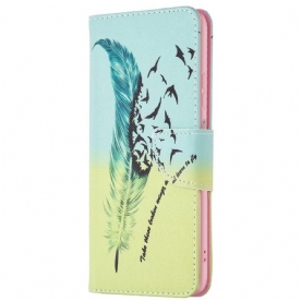 Folio-hoesje voor Samsung Galaxy M23 5G Leren Vliegen