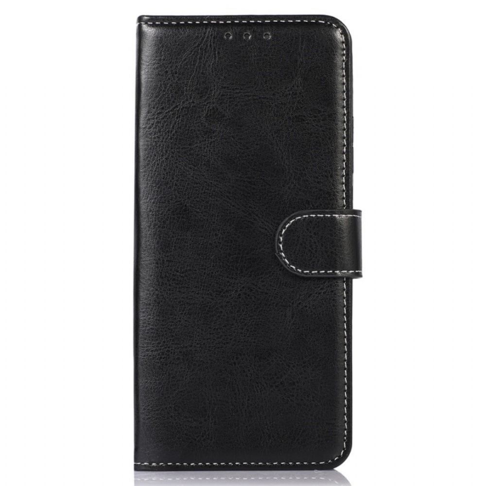 Folio-hoesje voor Samsung Galaxy M23 5G Stijl Lederen Stiksels