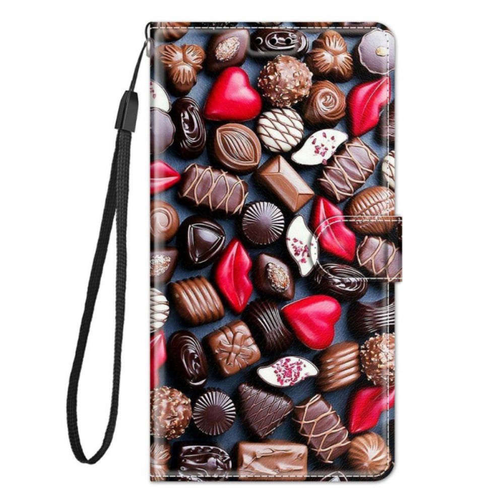 Leren Hoesje voor Samsung Galaxy M23 5G Chocolade
