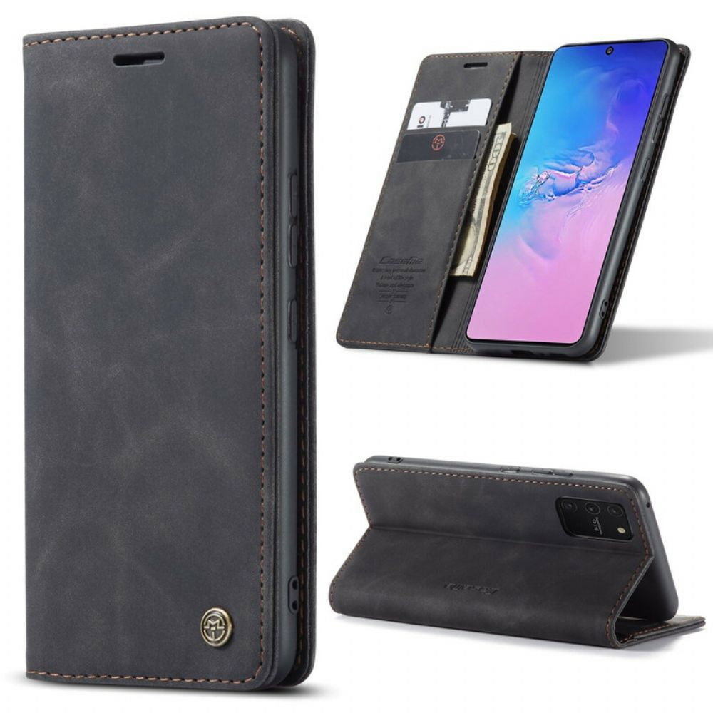 Bescherming Hoesje voor Samsung Galaxy S10 Lite Folio-hoesje Caseme Kunstleer