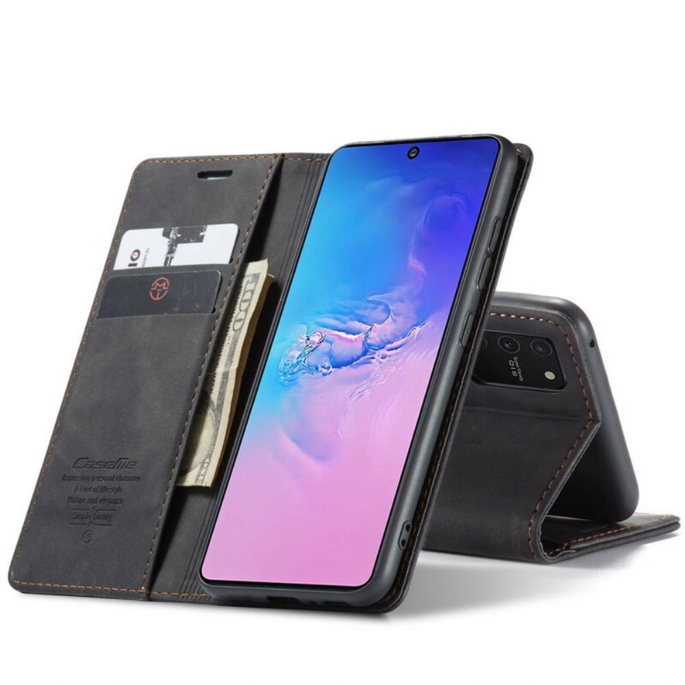 Bescherming Hoesje voor Samsung Galaxy S10 Lite Folio-hoesje Caseme Kunstleer