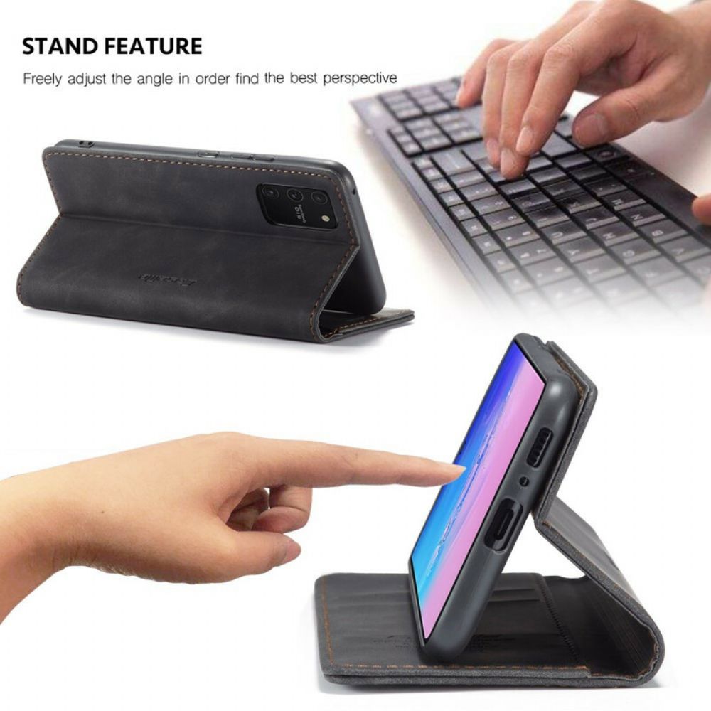 Bescherming Hoesje voor Samsung Galaxy S10 Lite Folio-hoesje Caseme Kunstleer