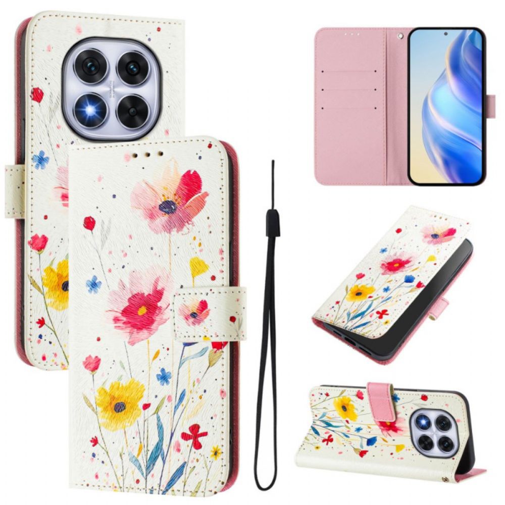 Bescherming Hoesje Xiaomi Redmi Note 14 Pro Plus 5g Flora-patroon