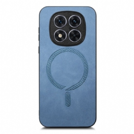 Cover Hoesje Xiaomi Redmi Note 14 Pro Plus 5g Telefoonhoesje Magsafe-compatibel Met Lederlook