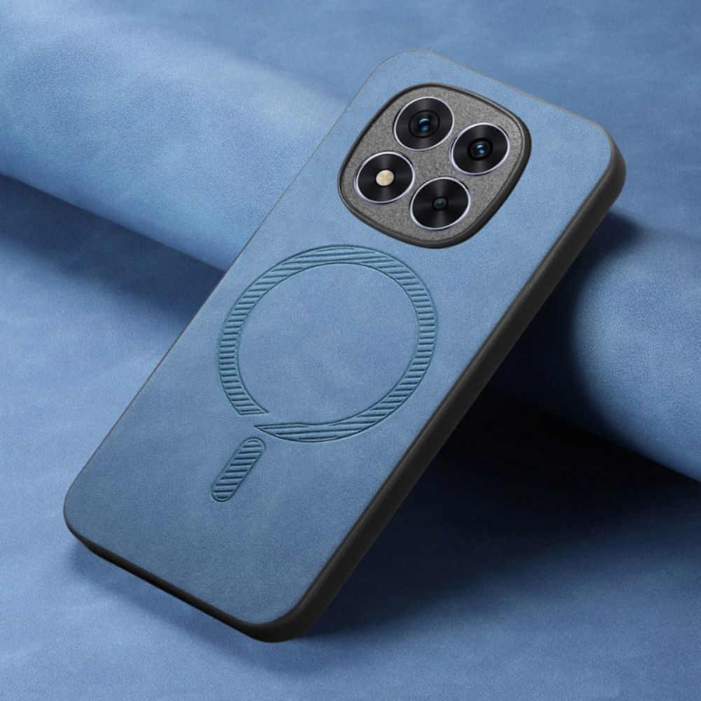 Cover Hoesje Xiaomi Redmi Note 14 Pro Plus 5g Telefoonhoesje Magsafe-compatibel Met Lederlook