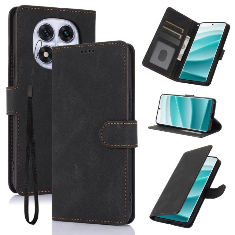 Flip Case Leren Xiaomi Redmi Note 14 Pro Plus 5g Met Portemonnee En Standaard