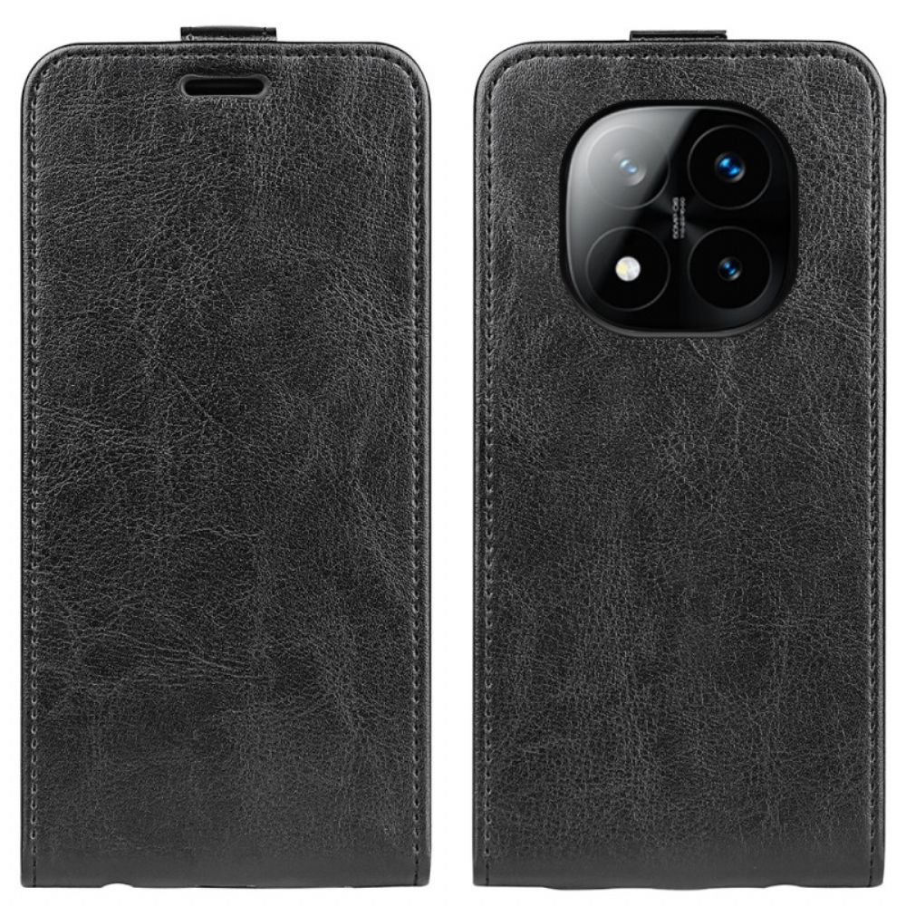 Flip Case Leren Xiaomi Redmi Note 14 Pro Plus 5g Verticale Klep