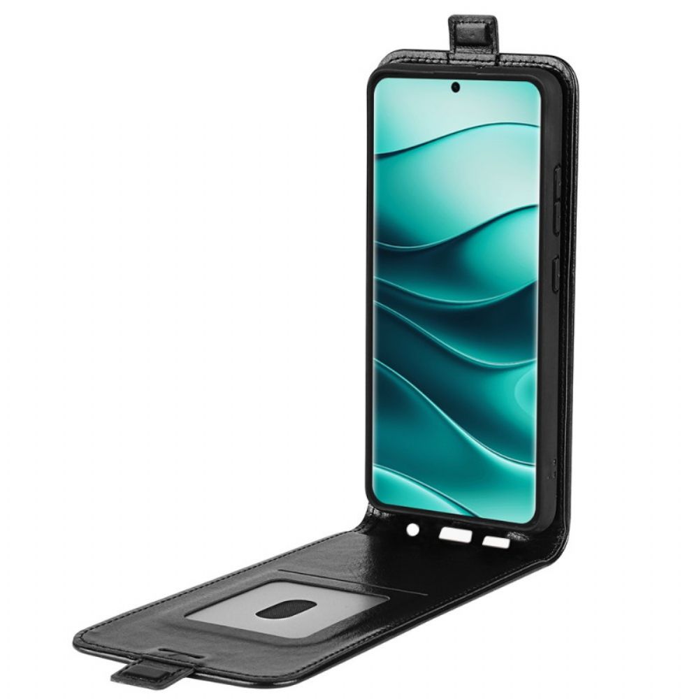 Flip Case Leren Xiaomi Redmi Note 14 Pro Plus 5g Verticale Klep