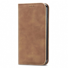 Folio-hoesje Voor Xiaomi Redmi Note 14 Pro Plus 5g Leerlook